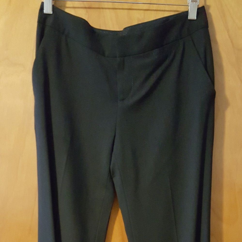 BR black wool suit pants - long